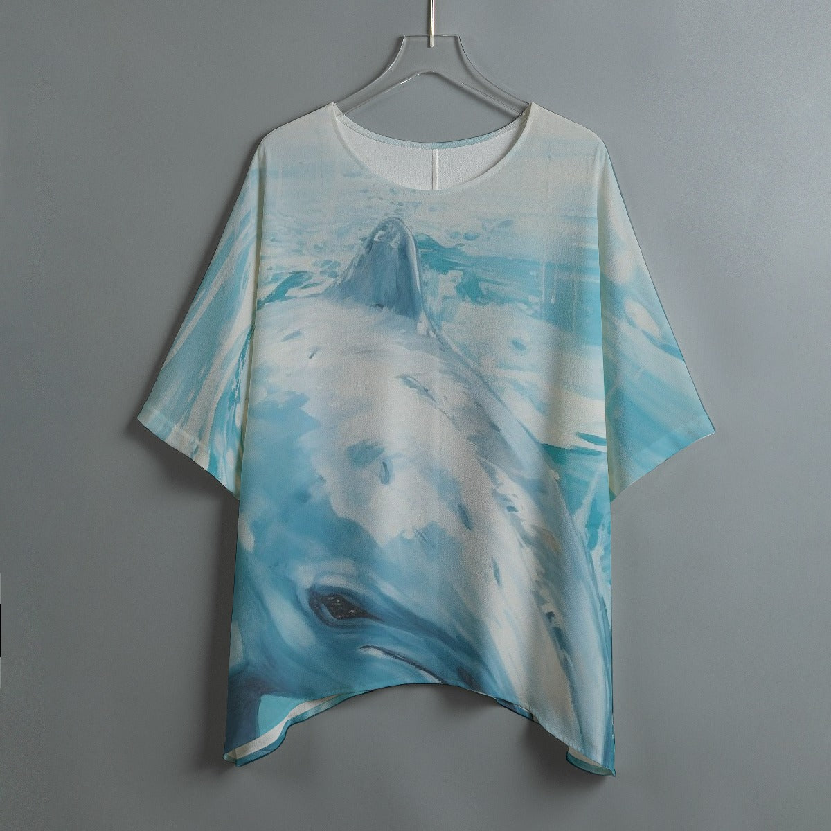 All-Over Print Women's Bat Sleeve Shirt