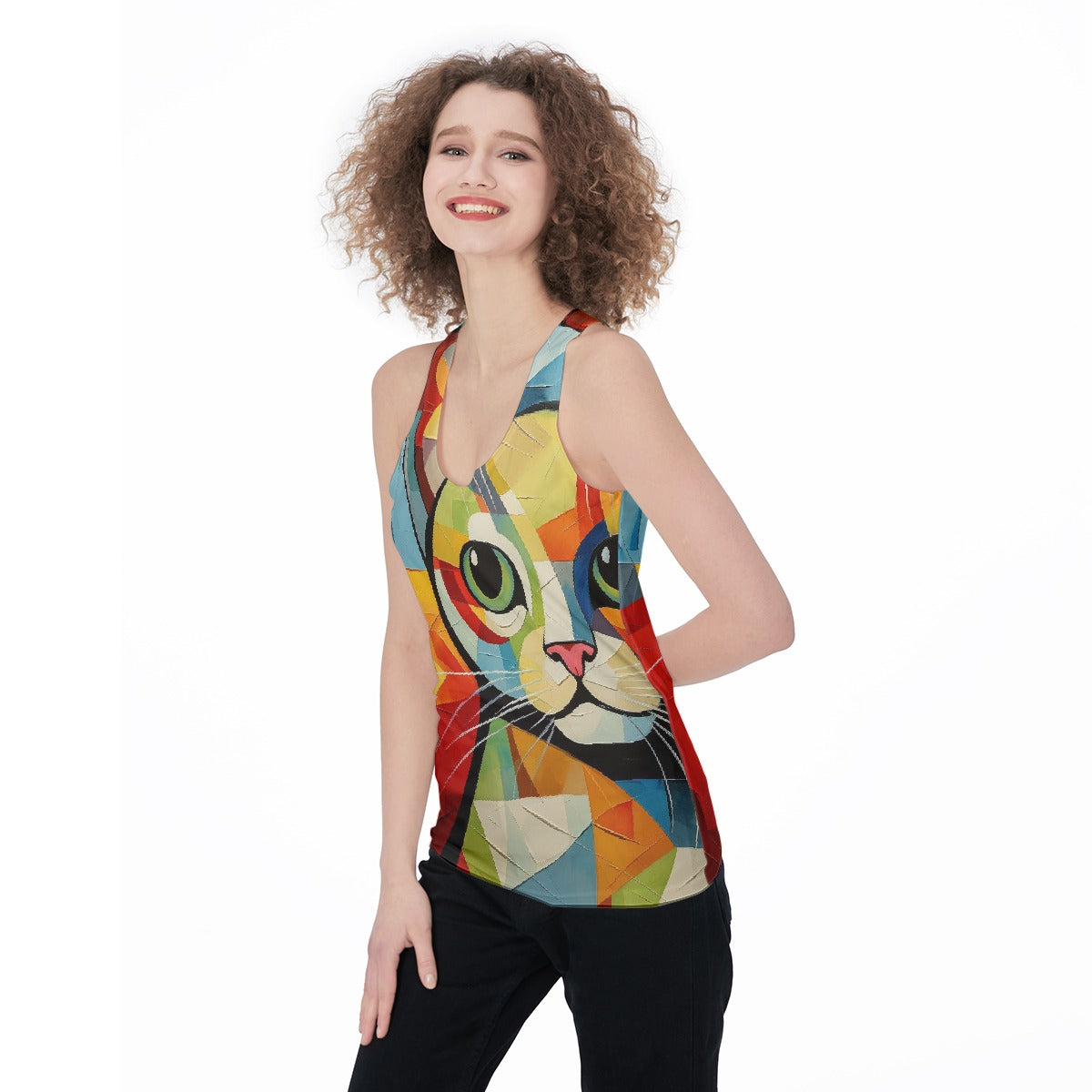 All-Over Print Women's Racerback Tank Top