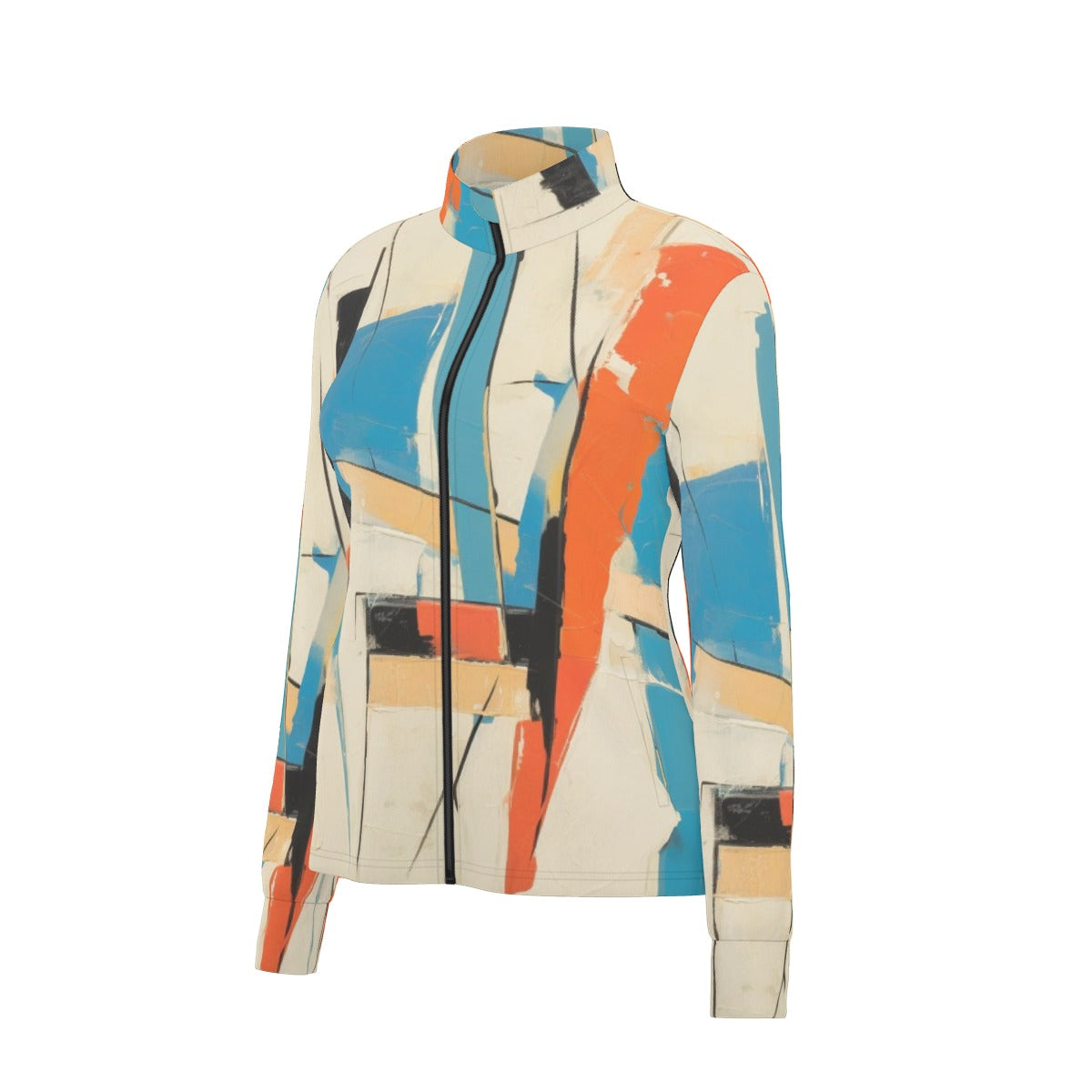 All-Over Print Women's Long Sleeve Thumbhole Jacket