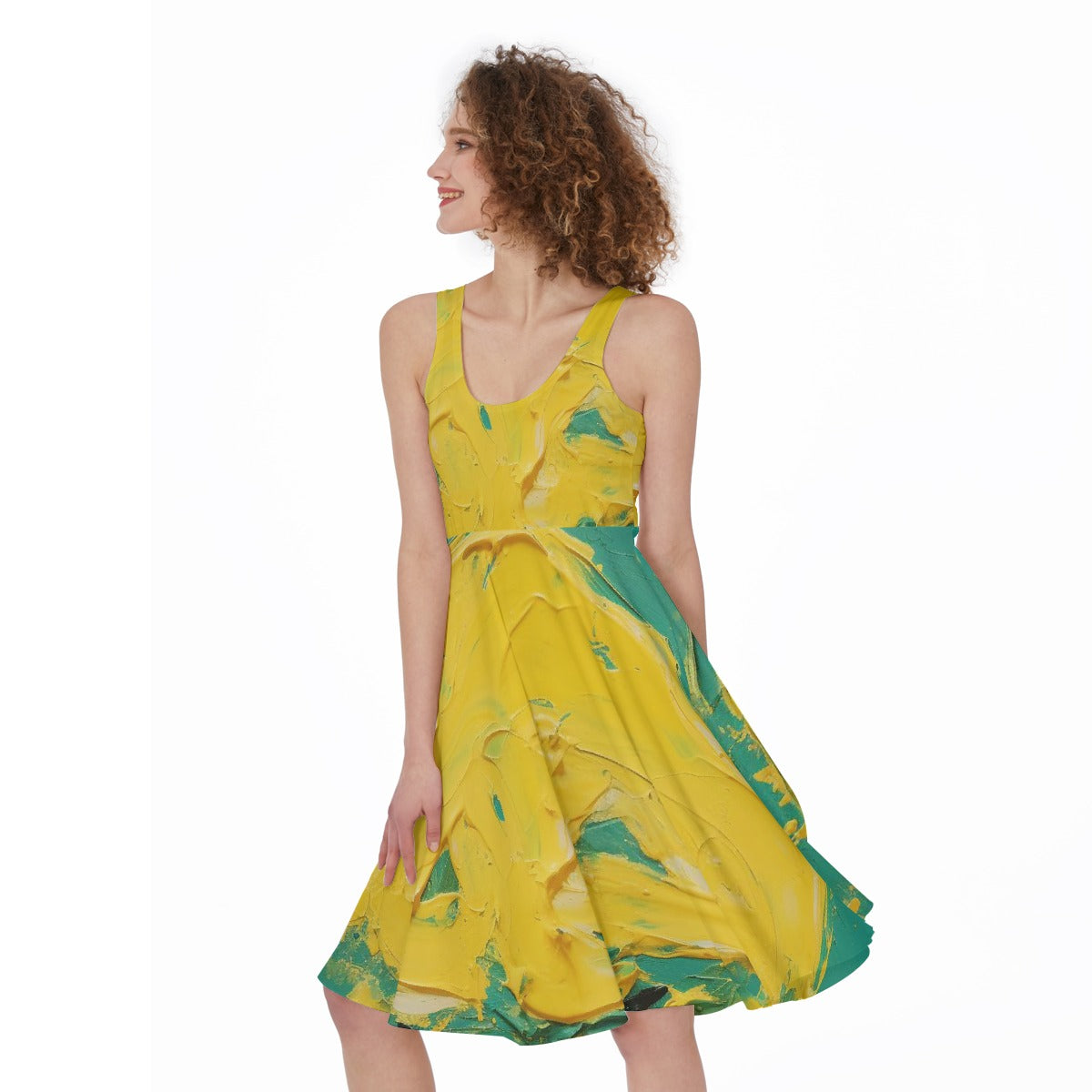 All-Over Print Women's Sleeveless Dress