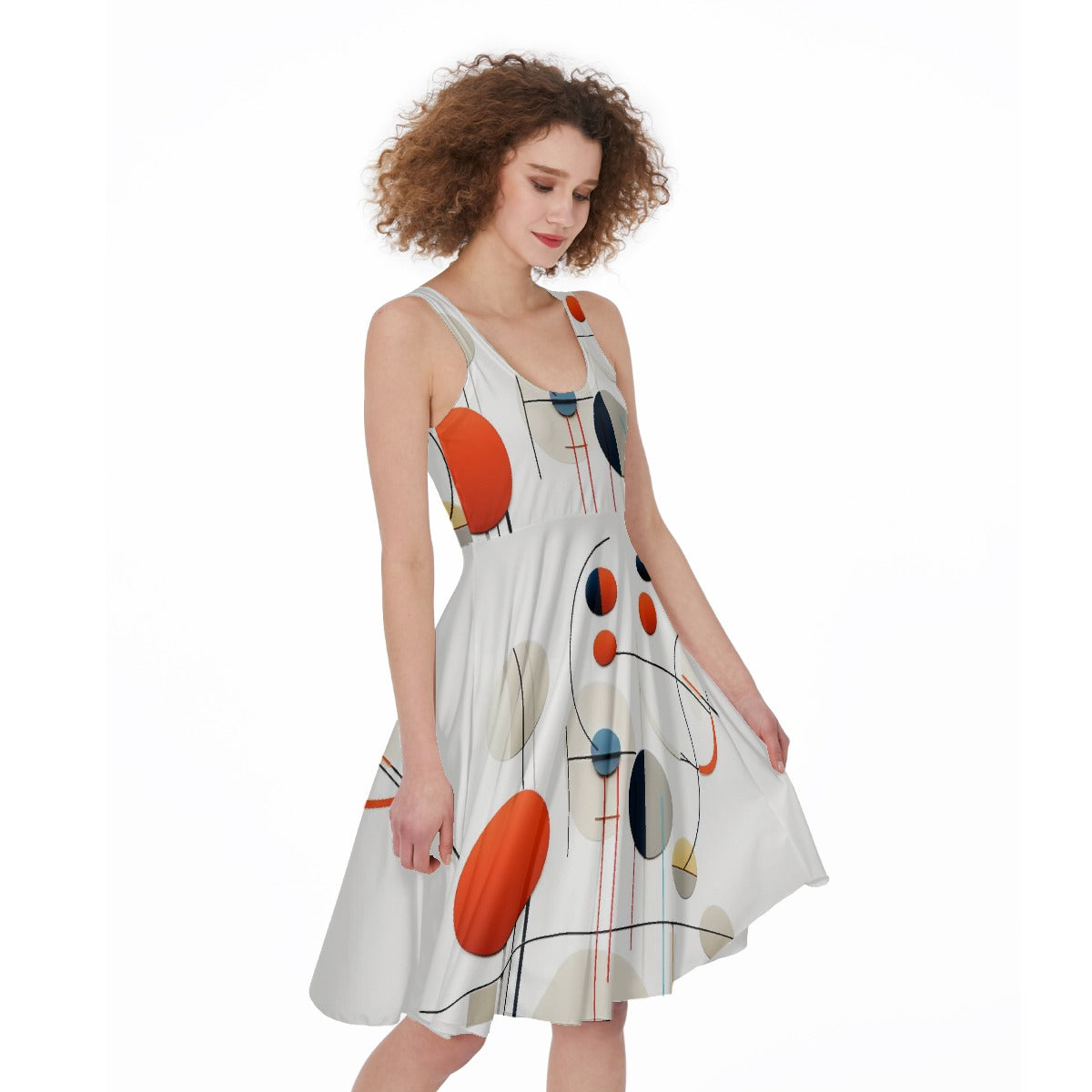 All-Over Print Women's Sleeveless Dress