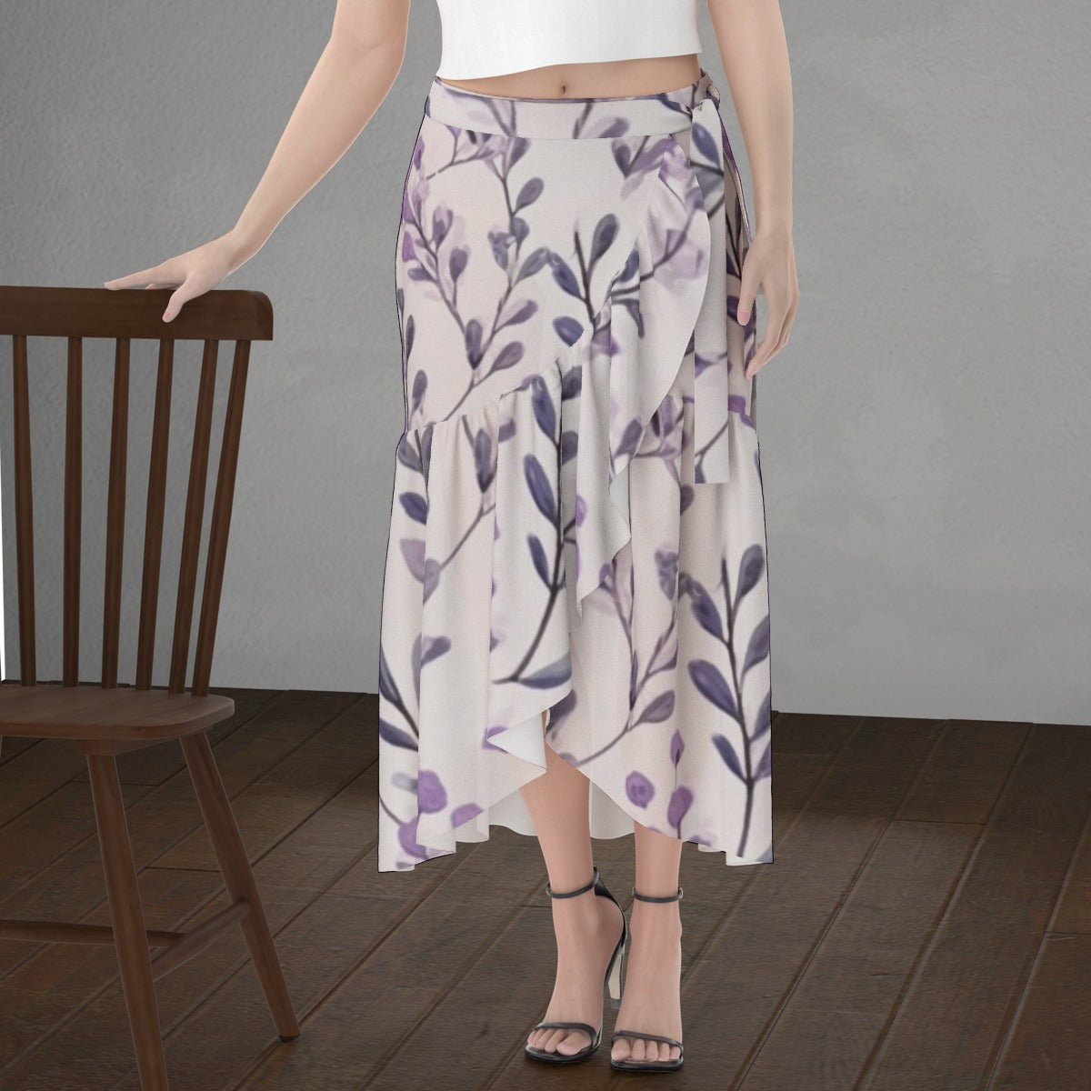All-Over Print Women's Wrap Skirt