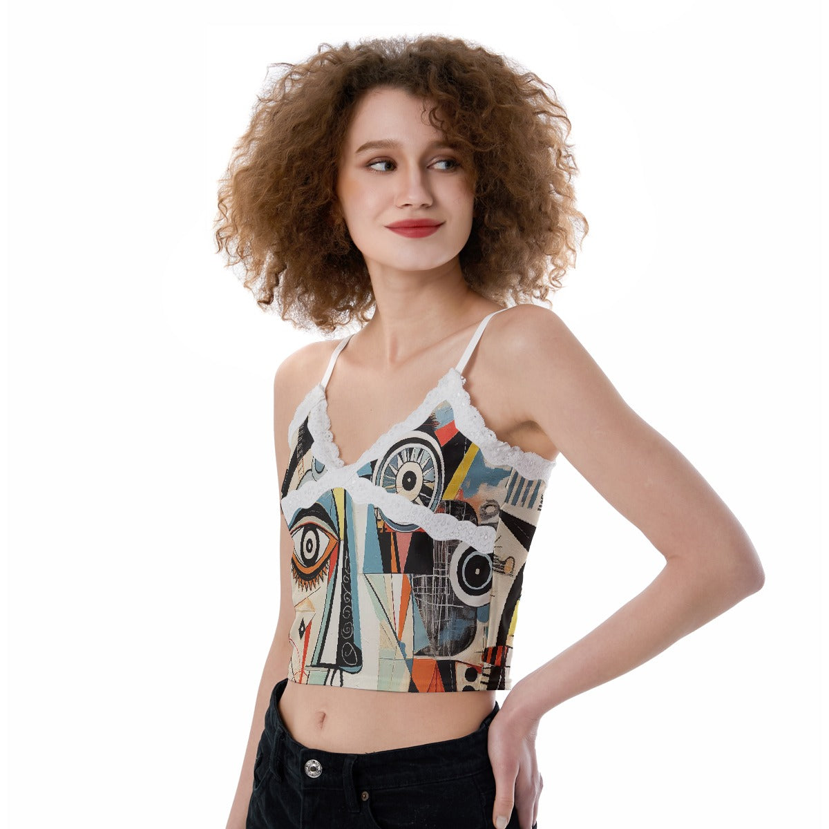 All-Over Print Women's Lace Camisole