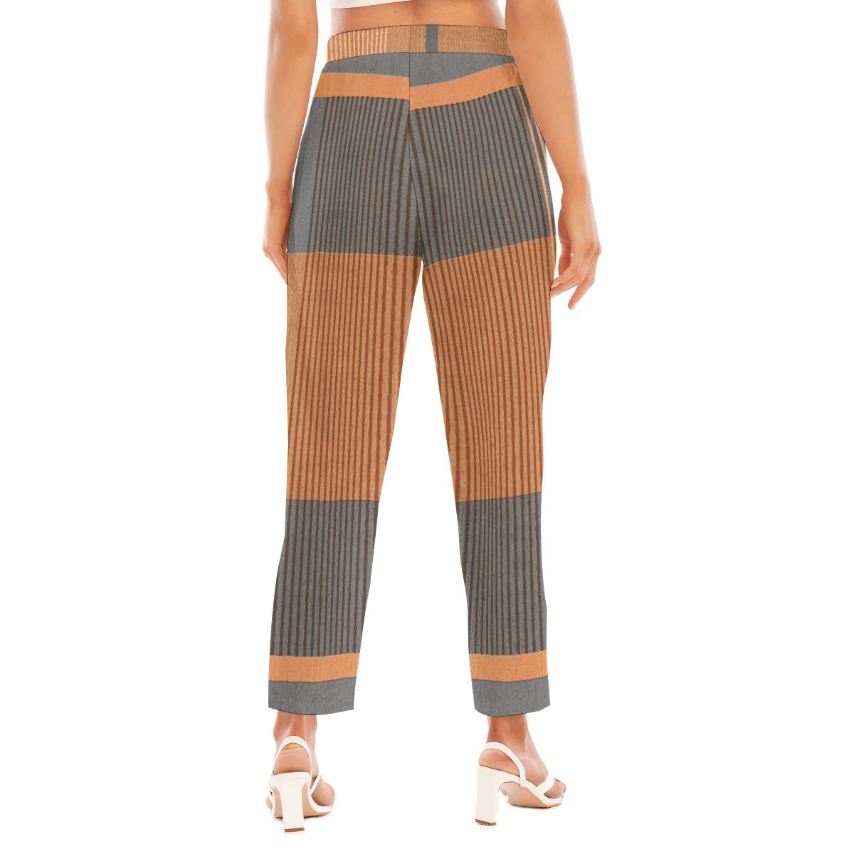 All-Over Print Women's Loose Straight-leg Pants