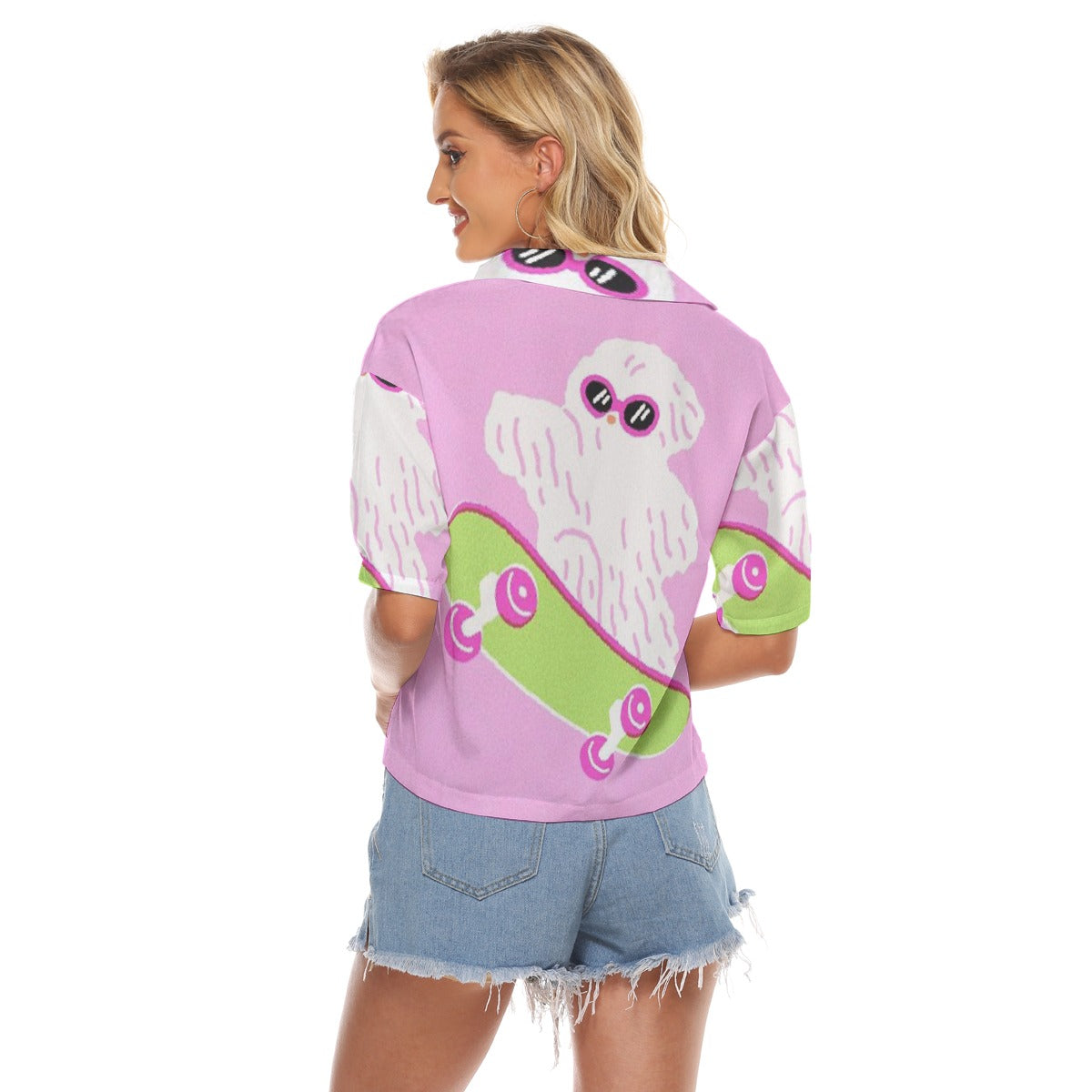 All-Over Print Women's V-neck Shirts