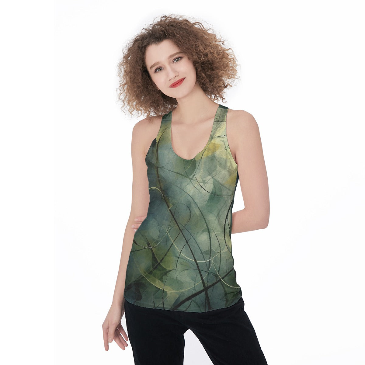 All-Over Print Women's Racerback Tank Top