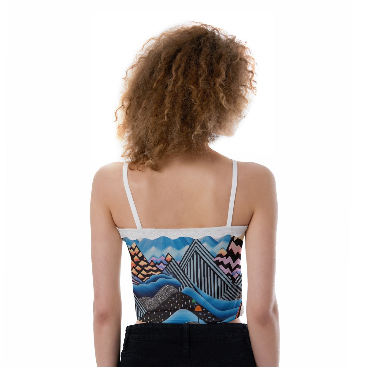 All-Over Print Women's Lace Camisole