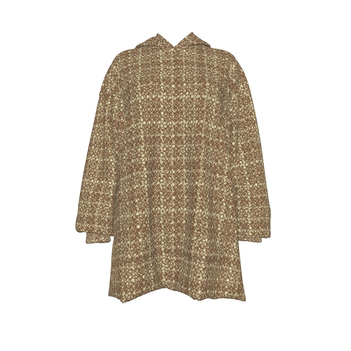 All-Over Print Women's Sherpa Fleece Hoodie Blanket
