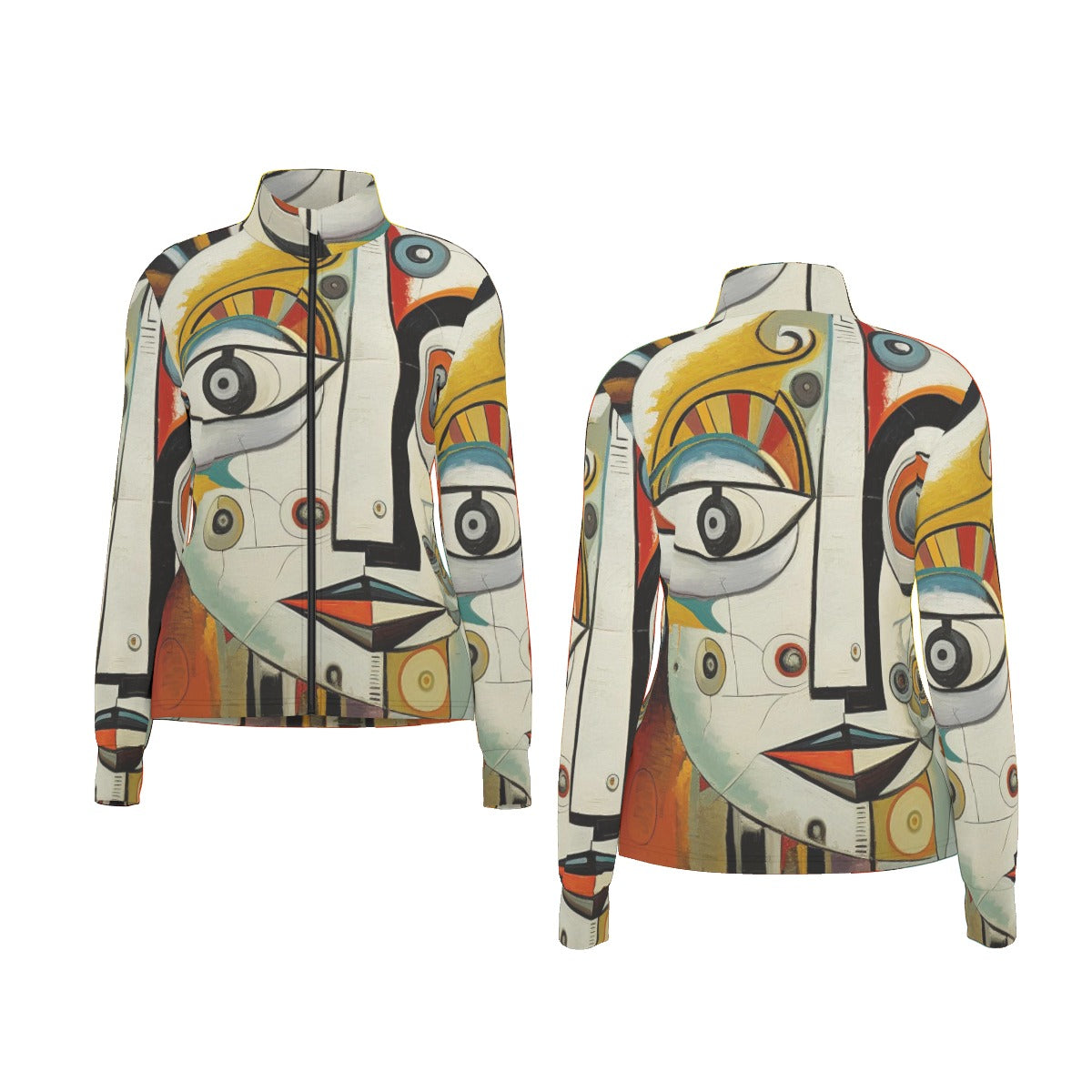 All-Over Print Women's Long Sleeve Thumbhole Jacket
