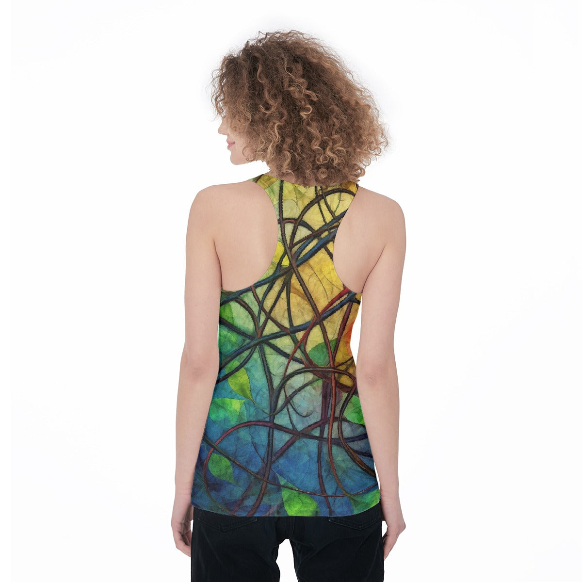 All-Over Print Women's Racerback Tank Top
