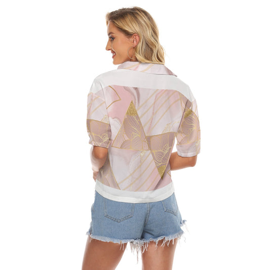 All-Over Print Women's V-neck Shirts