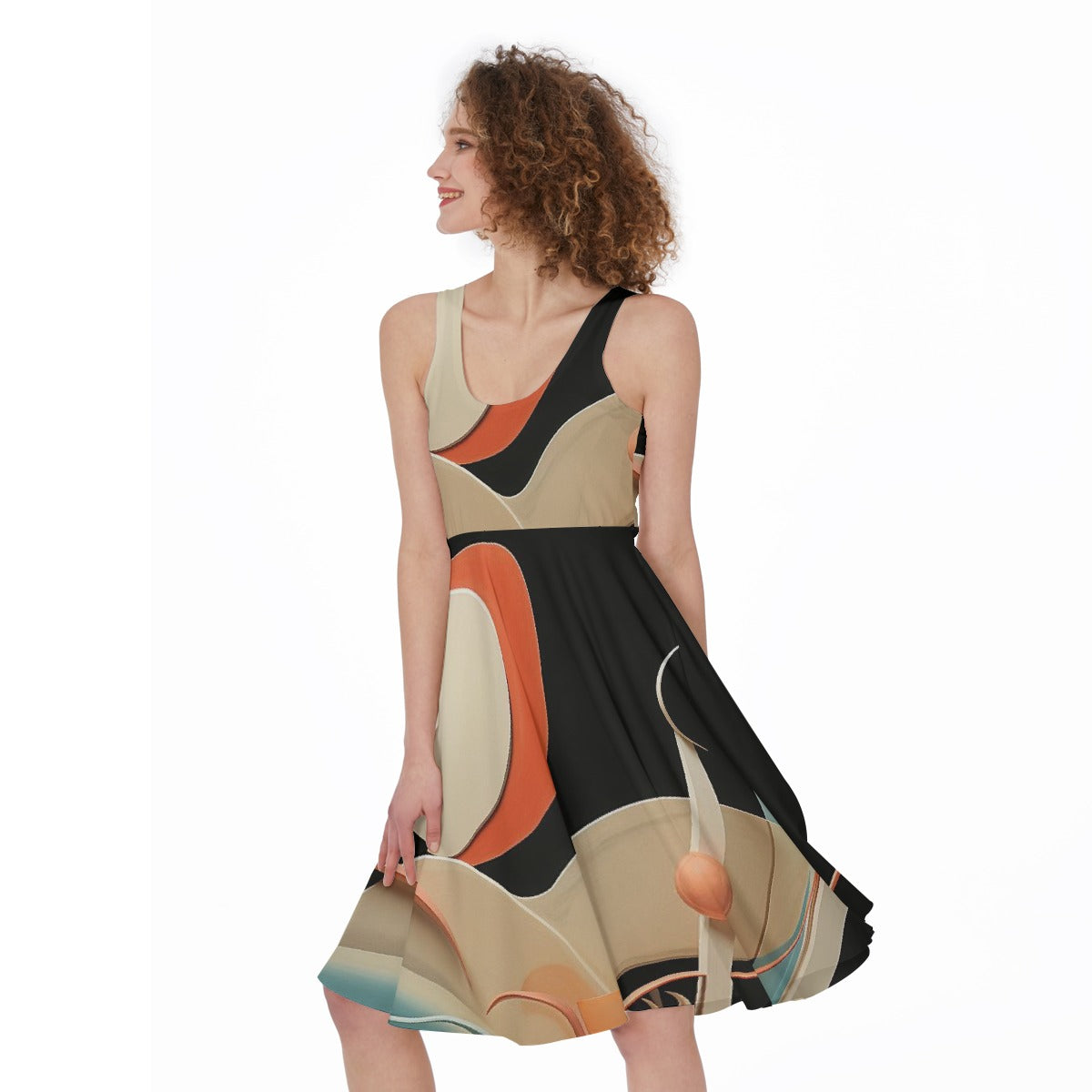 All-Over Print Women's Sleeveless Dress