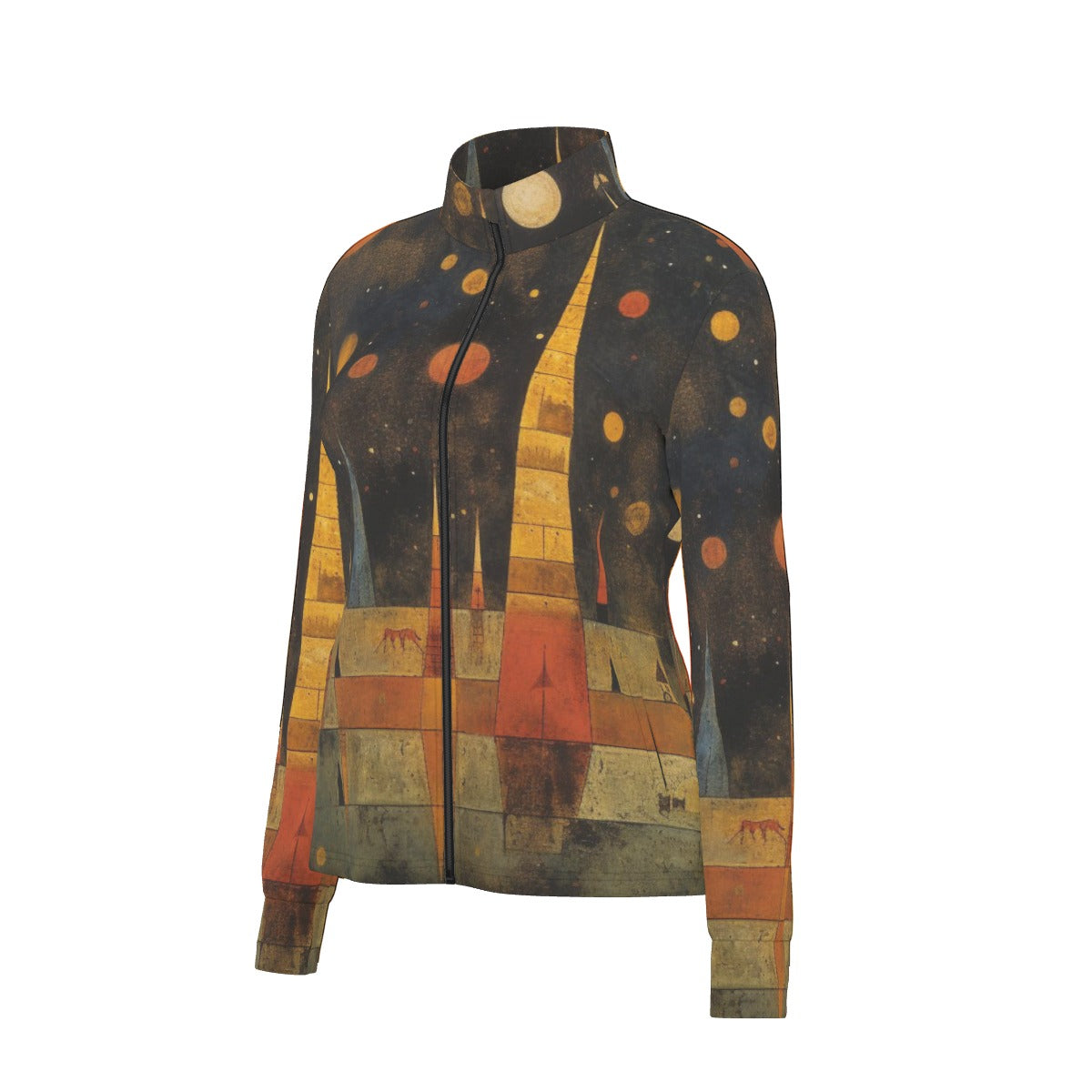 All-Over Print Women's Long Sleeve Thumbhole Jacket