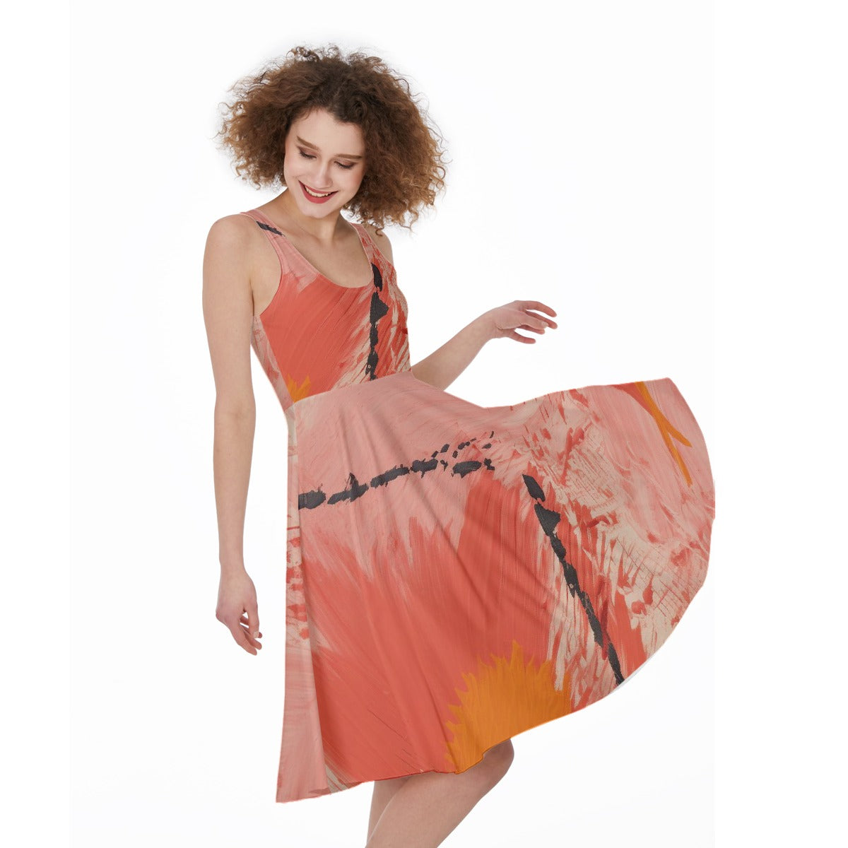 All-Over Print Women's Sleeveless Dress