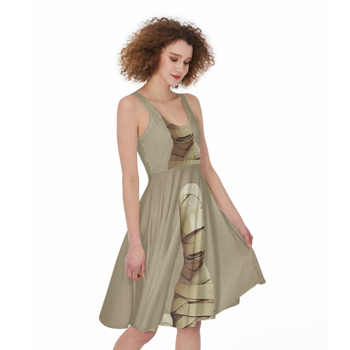 All-Over Print Women's Sleeveless Dress