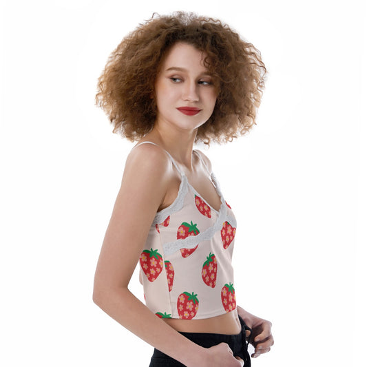 All-Over Print Women's Lace Camisole