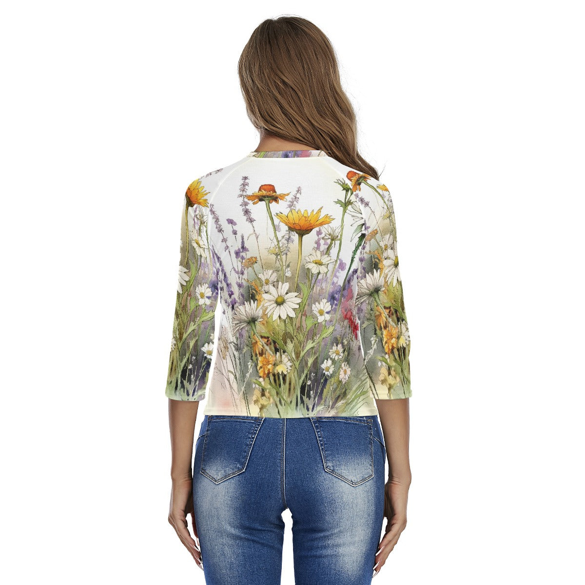 All-Over Print Women's Raglan Sleeves T-shirts