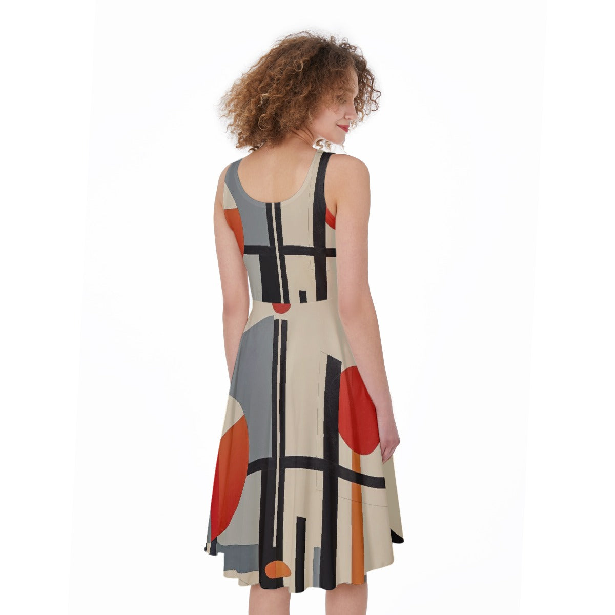 All-Over Print Women's Sleeveless Dress