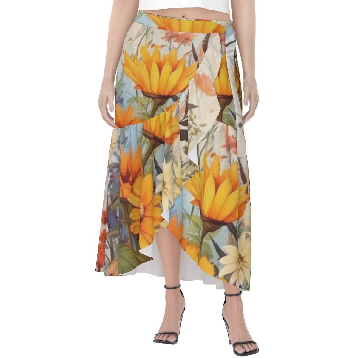 All-Over Print Women's Wrap Skirt
