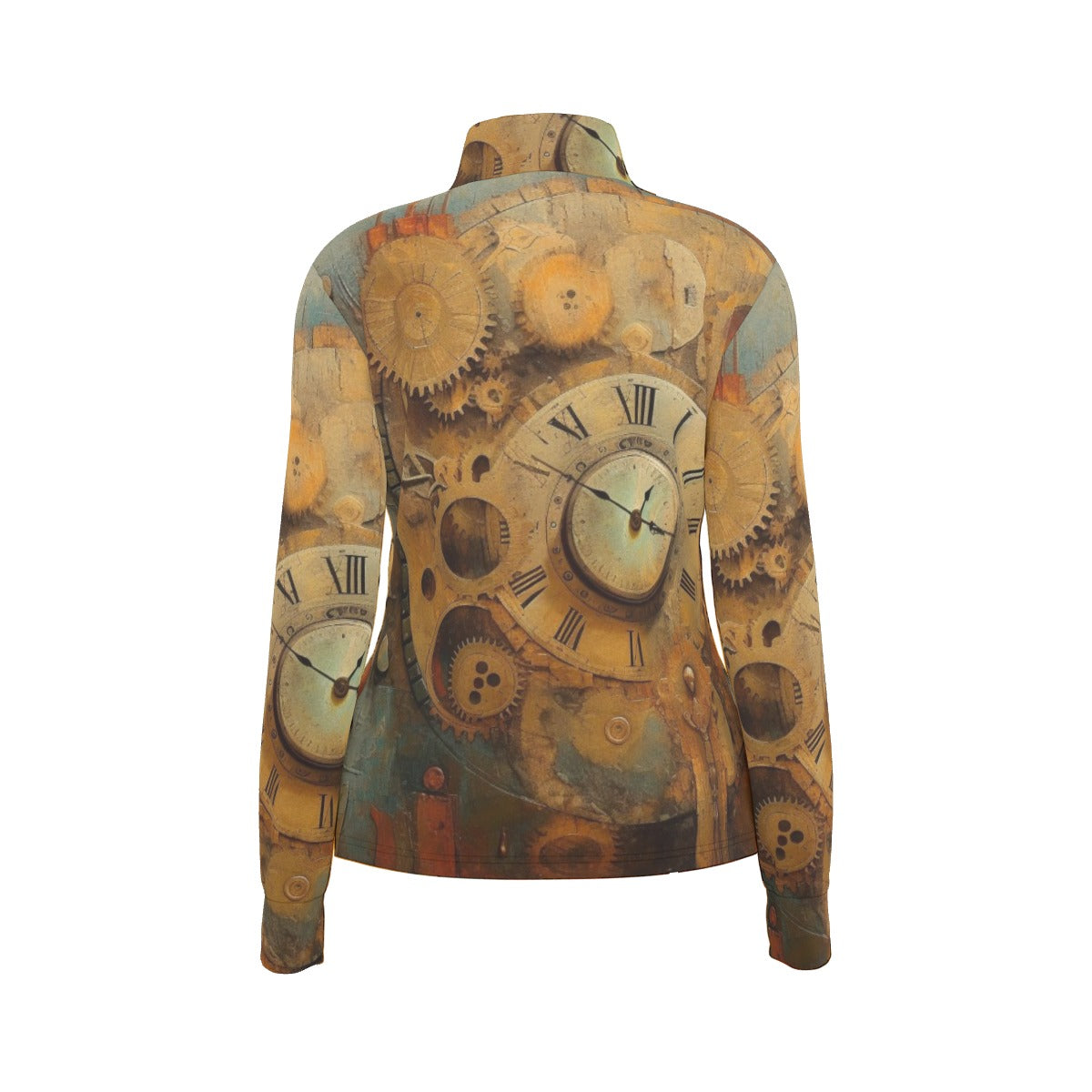 All-Over Print Women's Long Sleeve Thumbhole Jacket