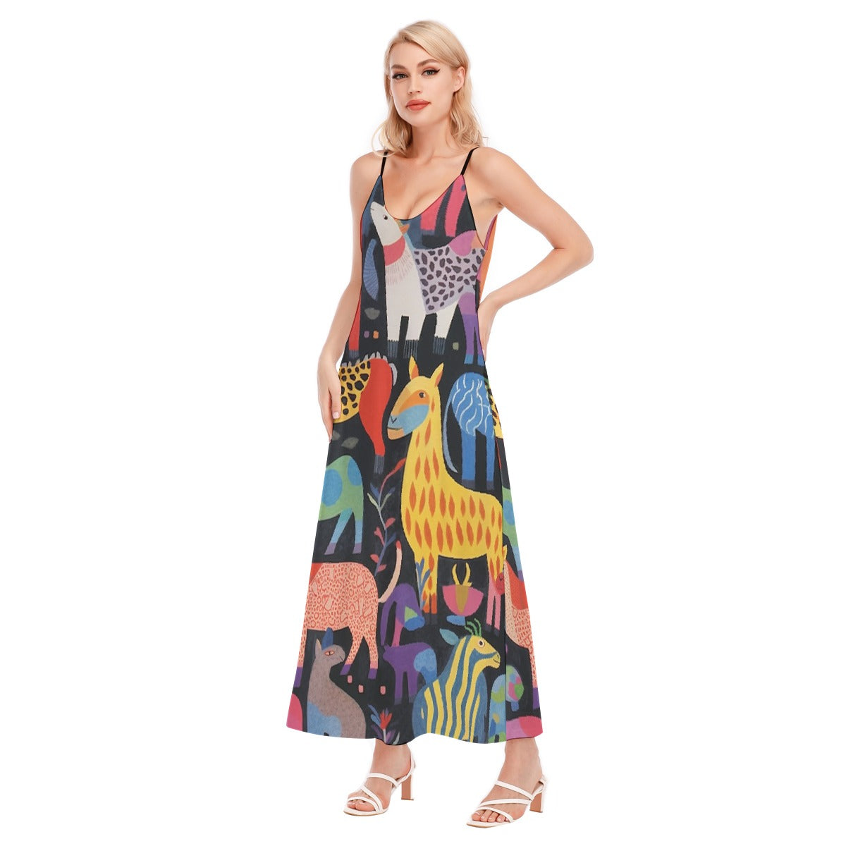 All-Over Print Women's Sling Dress