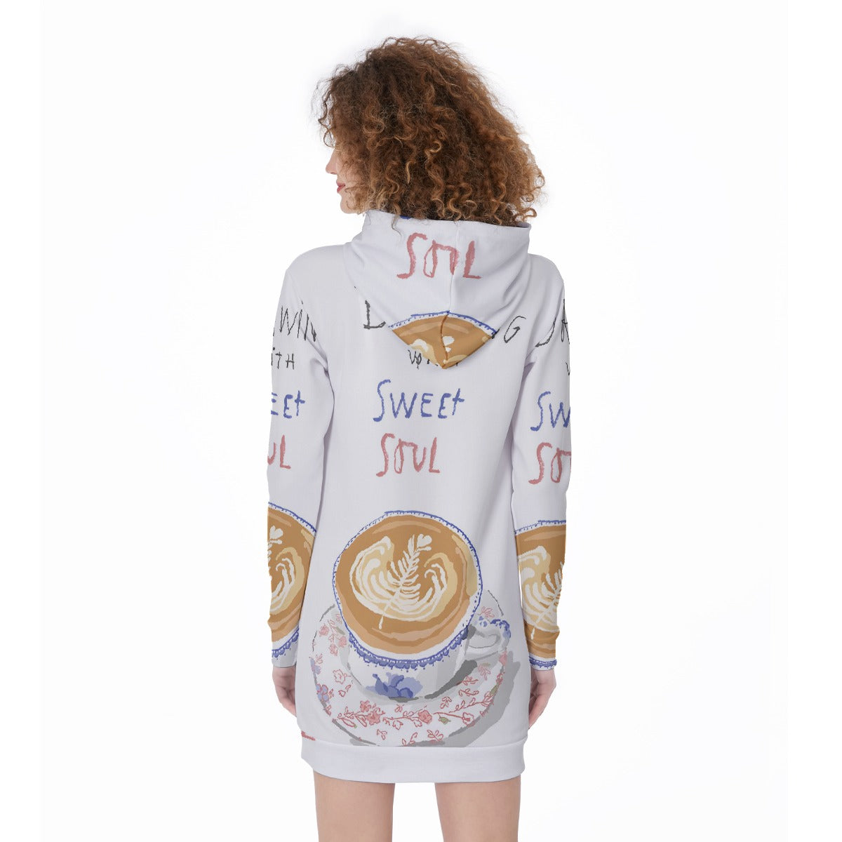 All-Over Print Women's Long Hoodie