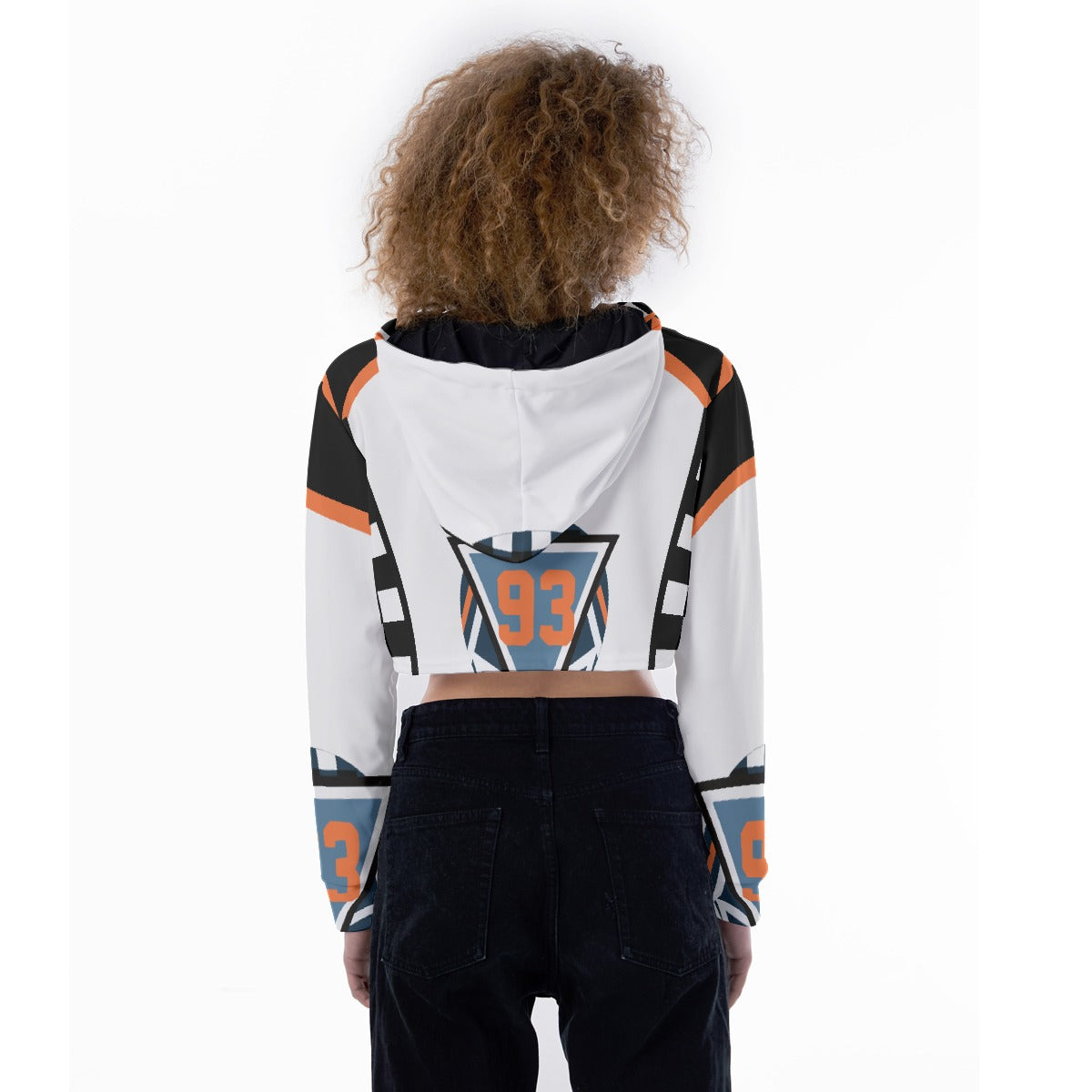 All-Over Print Women's Crop Top Hoodie