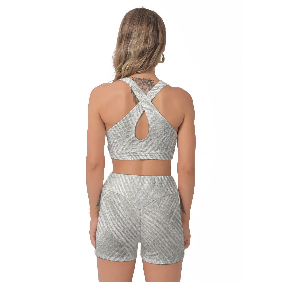 All-Over Print Women's Sports Bra Suit