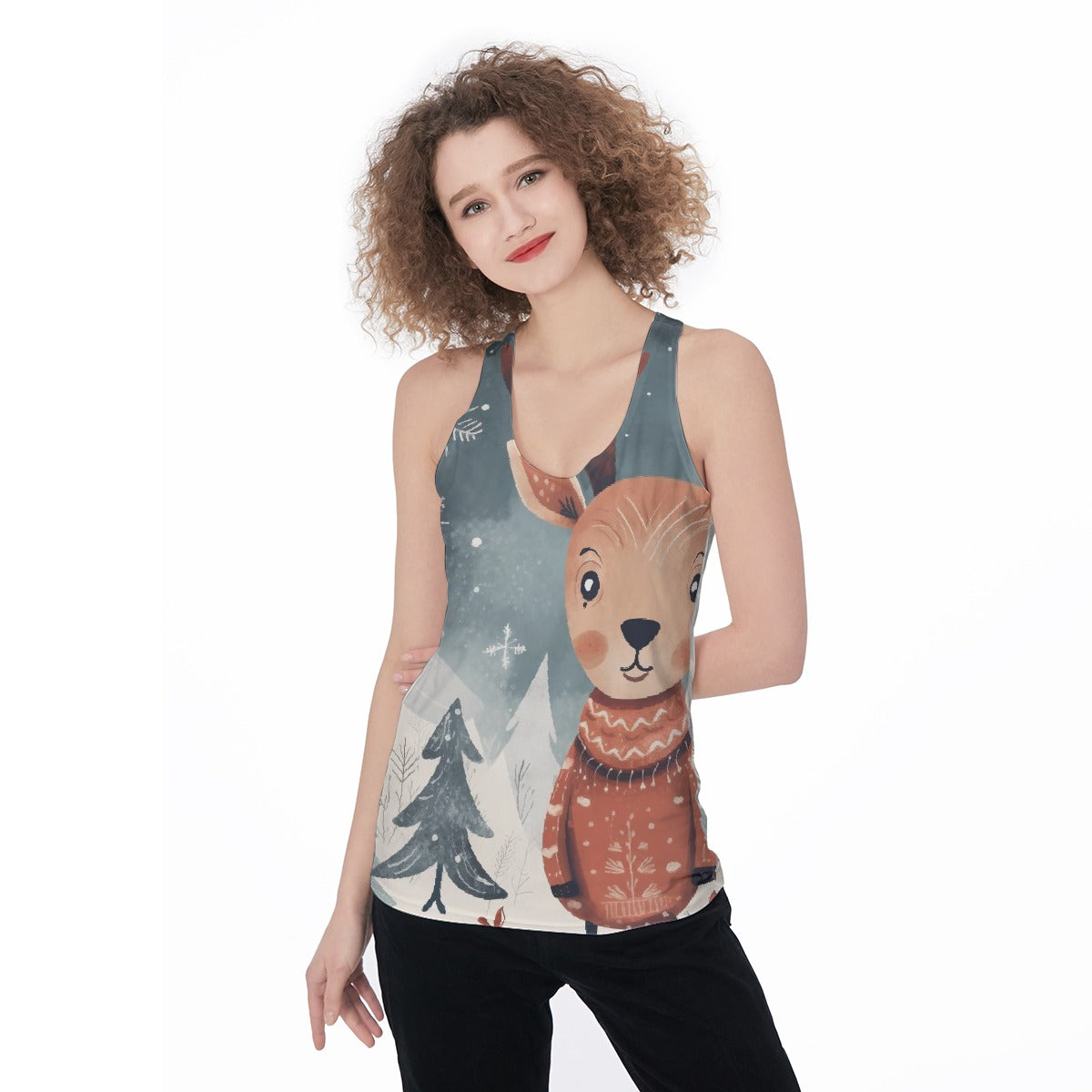All-Over Print Women's Racerback Tank Top
