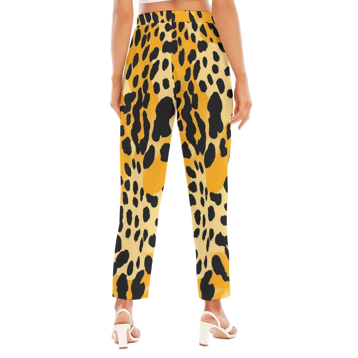 All-Over Print Women's Loose Straight-leg Pants