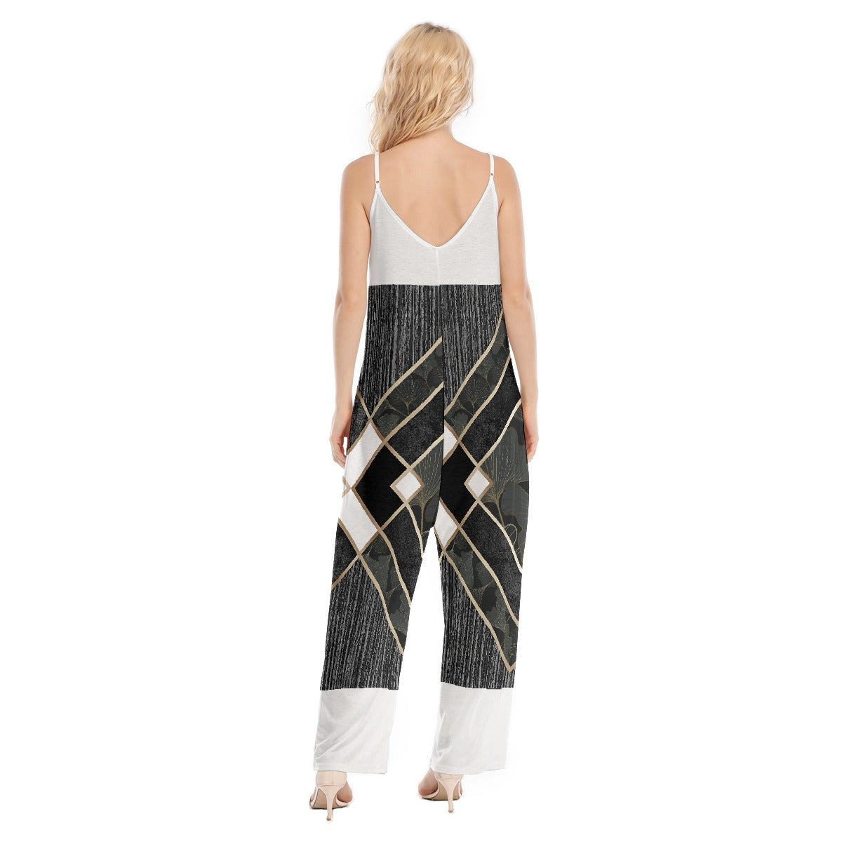 All-Over Print Women's Loose Cami Jumpsuit