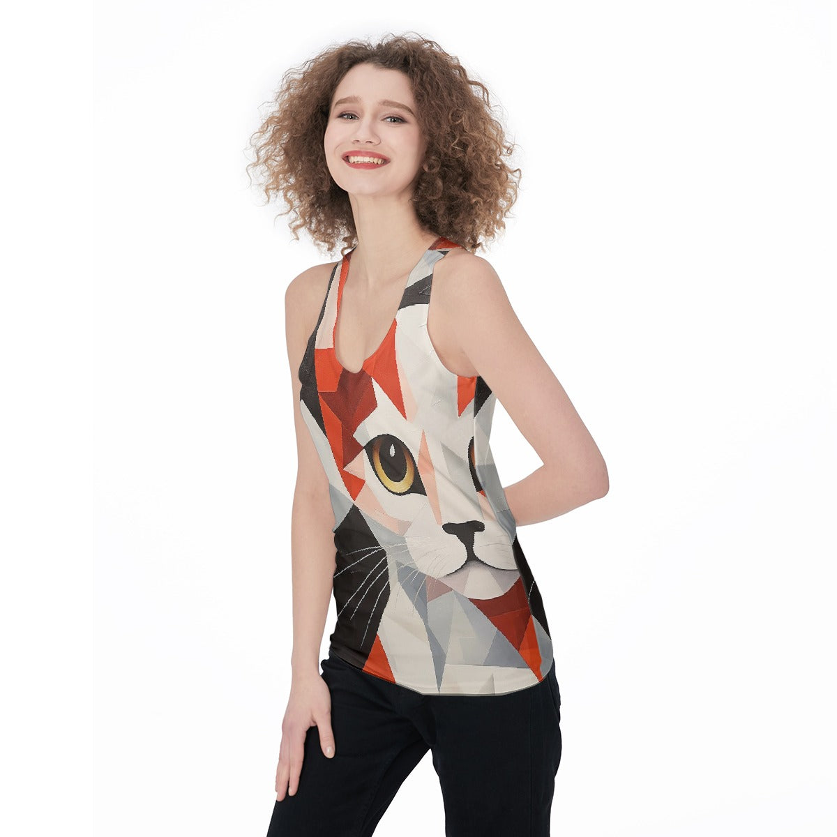 All-Over Print Women's Racerback Tank Top