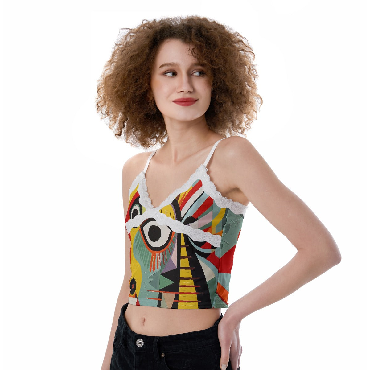 All-Over Print Women's Lace Camisole