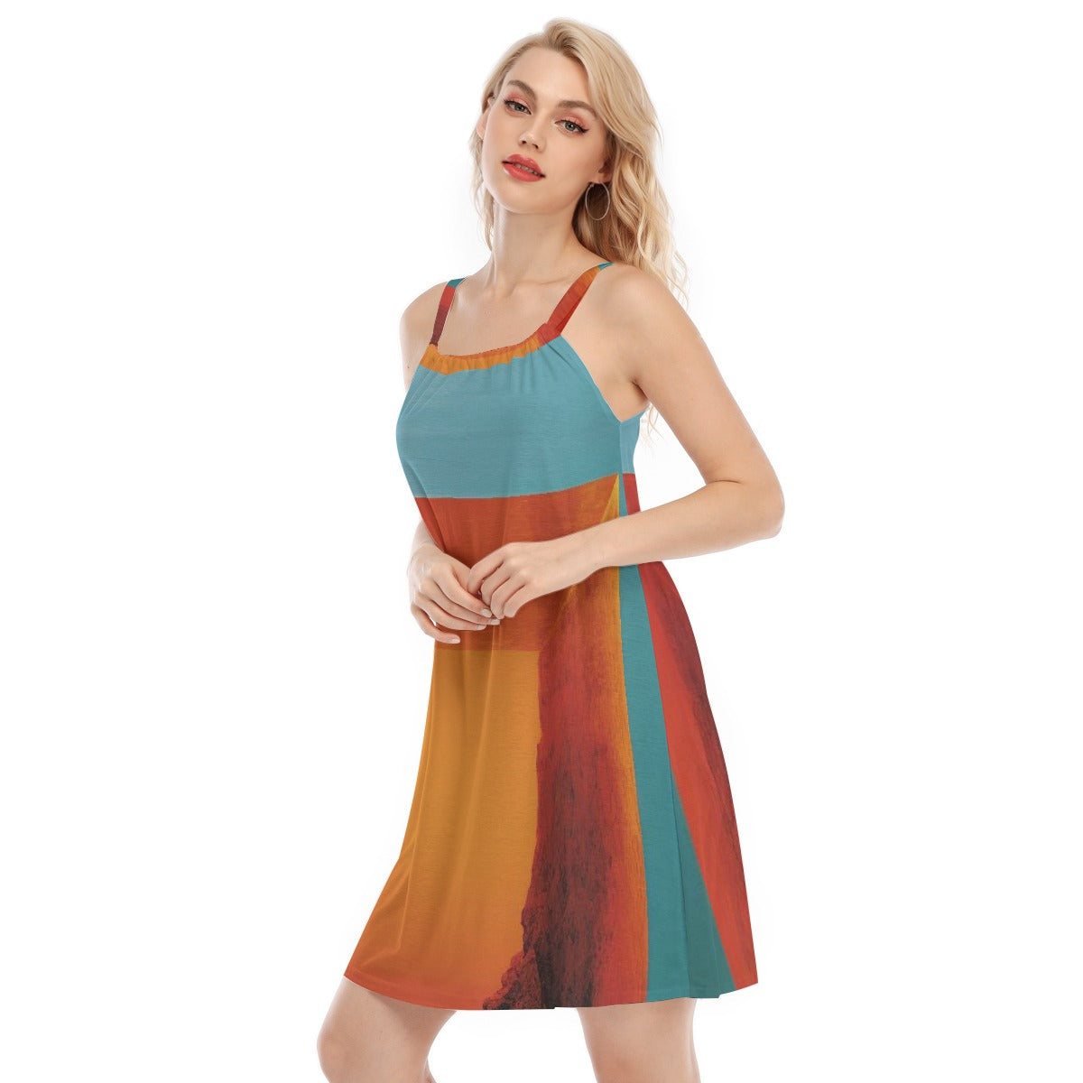 All-Over Print Women's Sleeveless Cami Dress