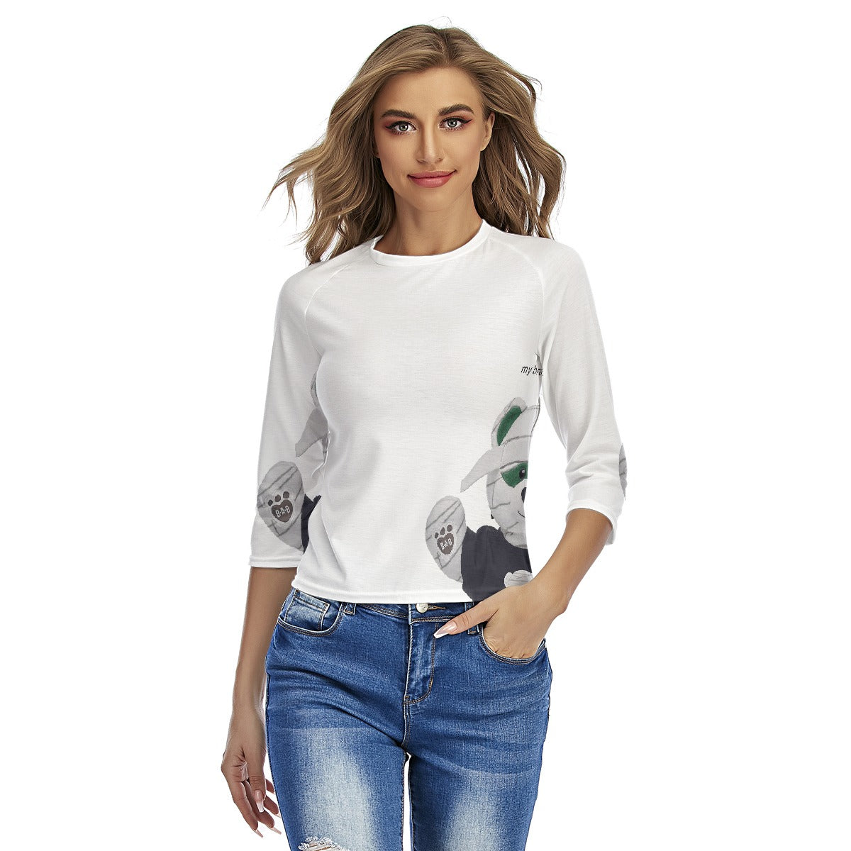 All-Over Print Women's Raglan Sleeves T-shirts