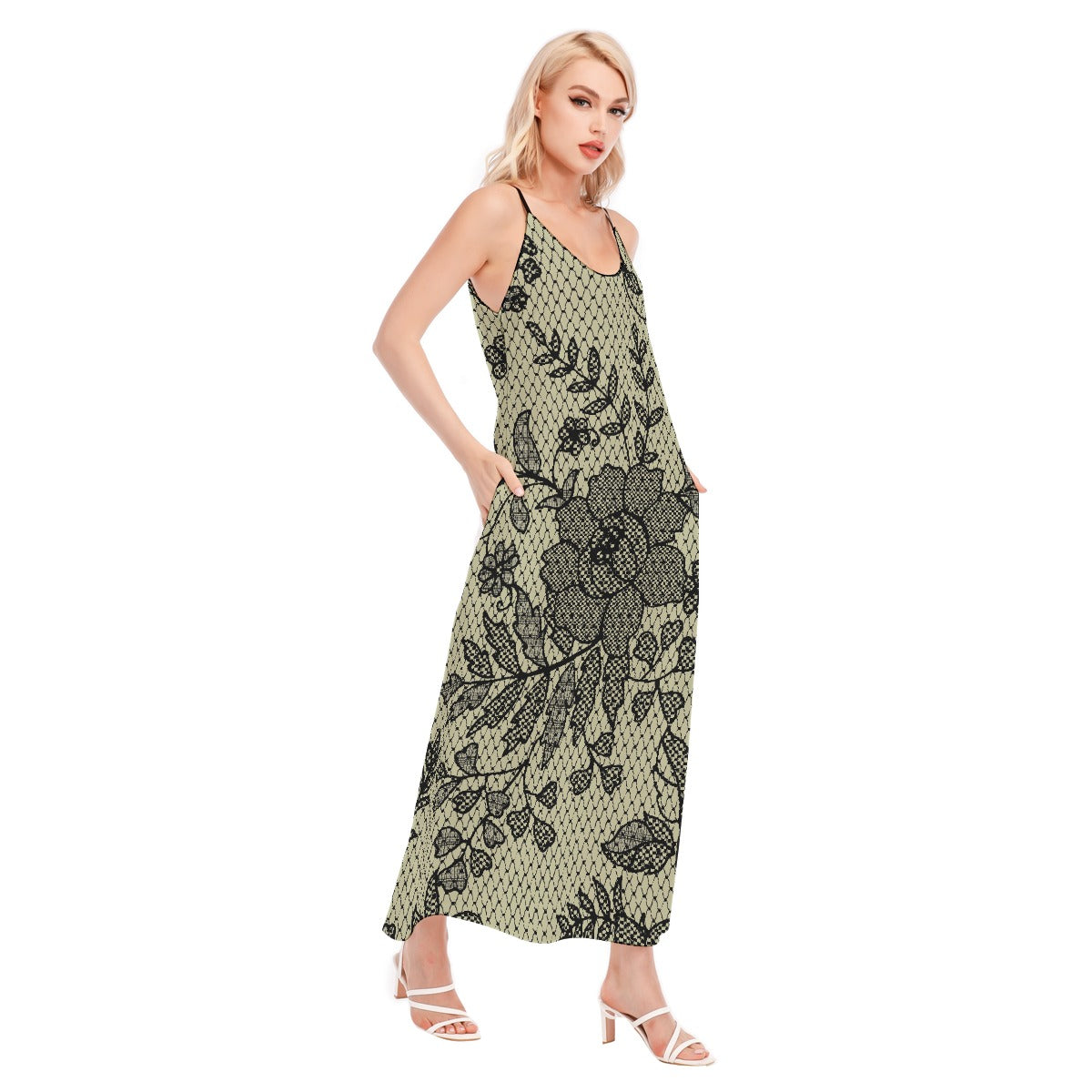 All-Over Print Women's Sling Dress