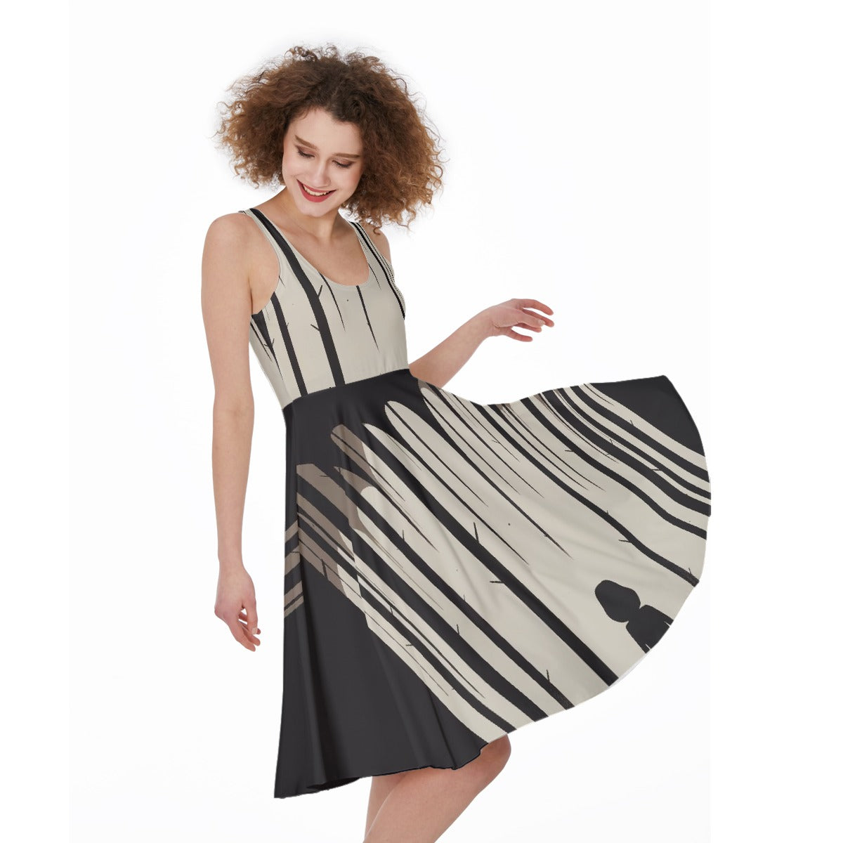 All-Over Print Women's Sleeveless Dress