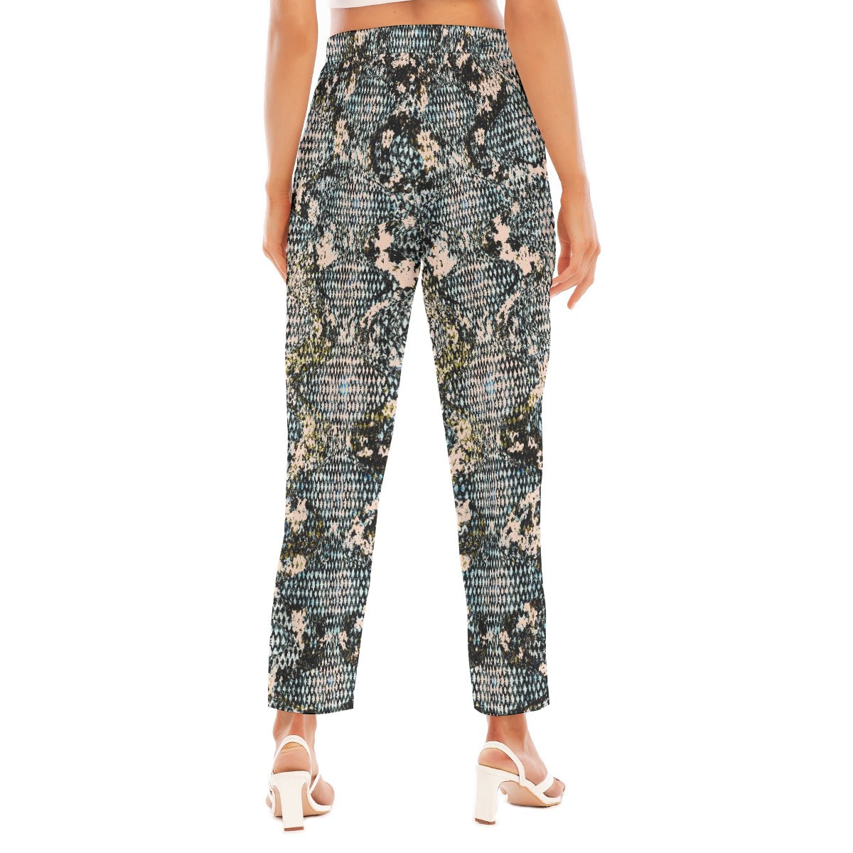 All-Over Print Women's Loose Straight-leg Pants