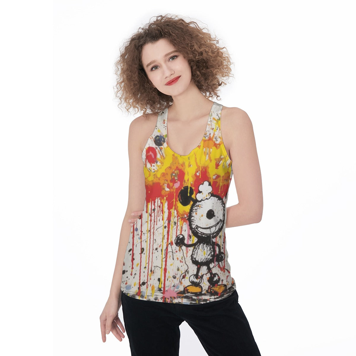 All-Over Print Women's Racerback Tank Top