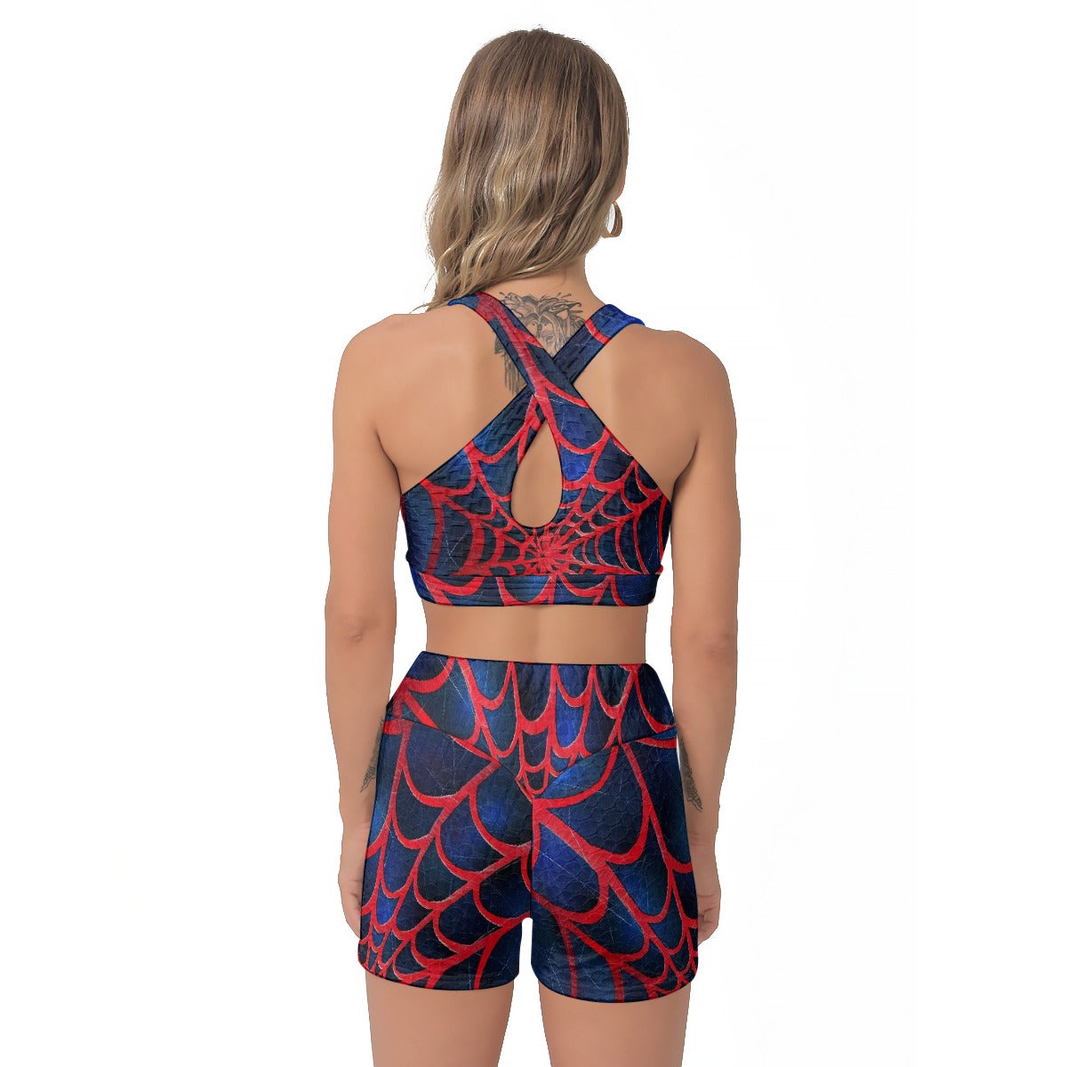 All-Over Print Women's Sports Bra Suit