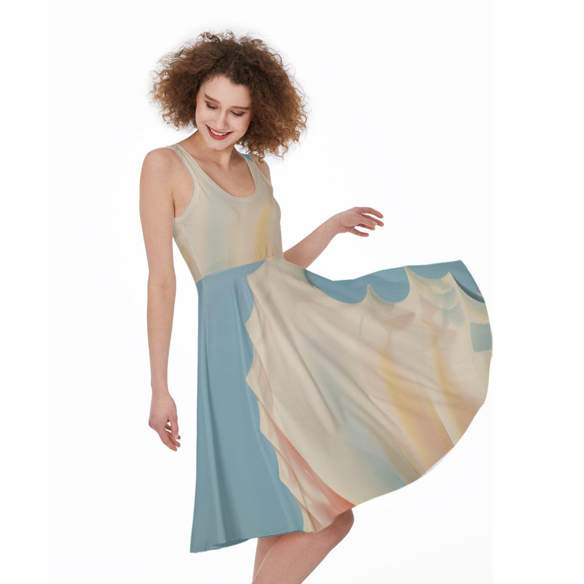 All-Over Print Women's Sleeveless Dress