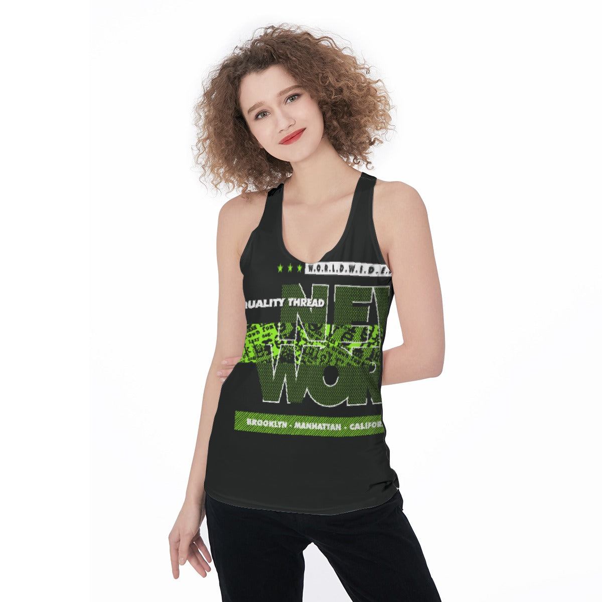 All-Over Print Women's Racerback Tank Top