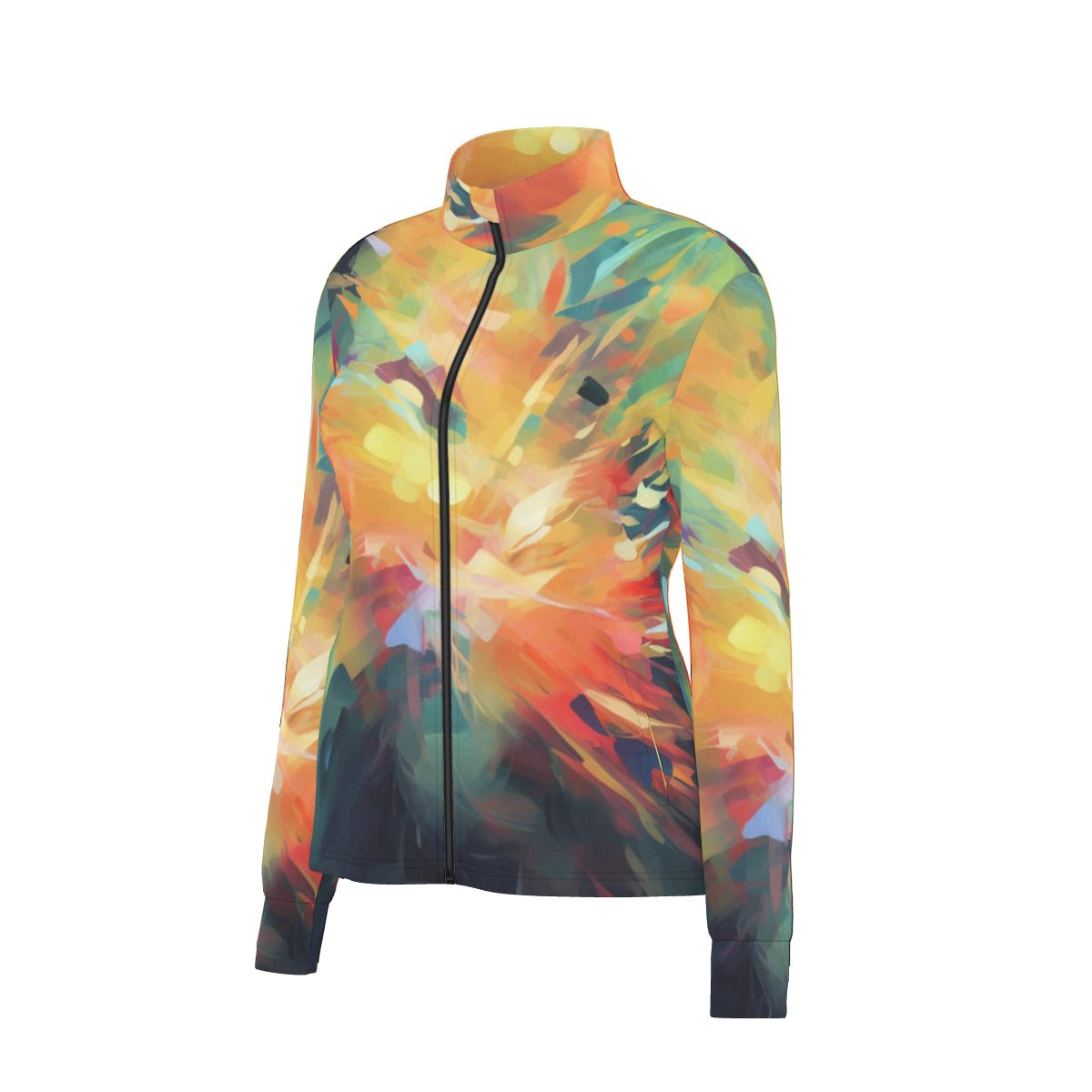 All-Over Print Women's Long Sleeve Thumbhole Jacket