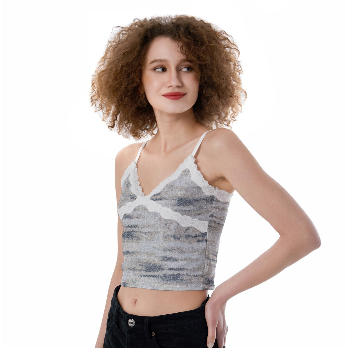 All-Over Print Women's Lace Camisole