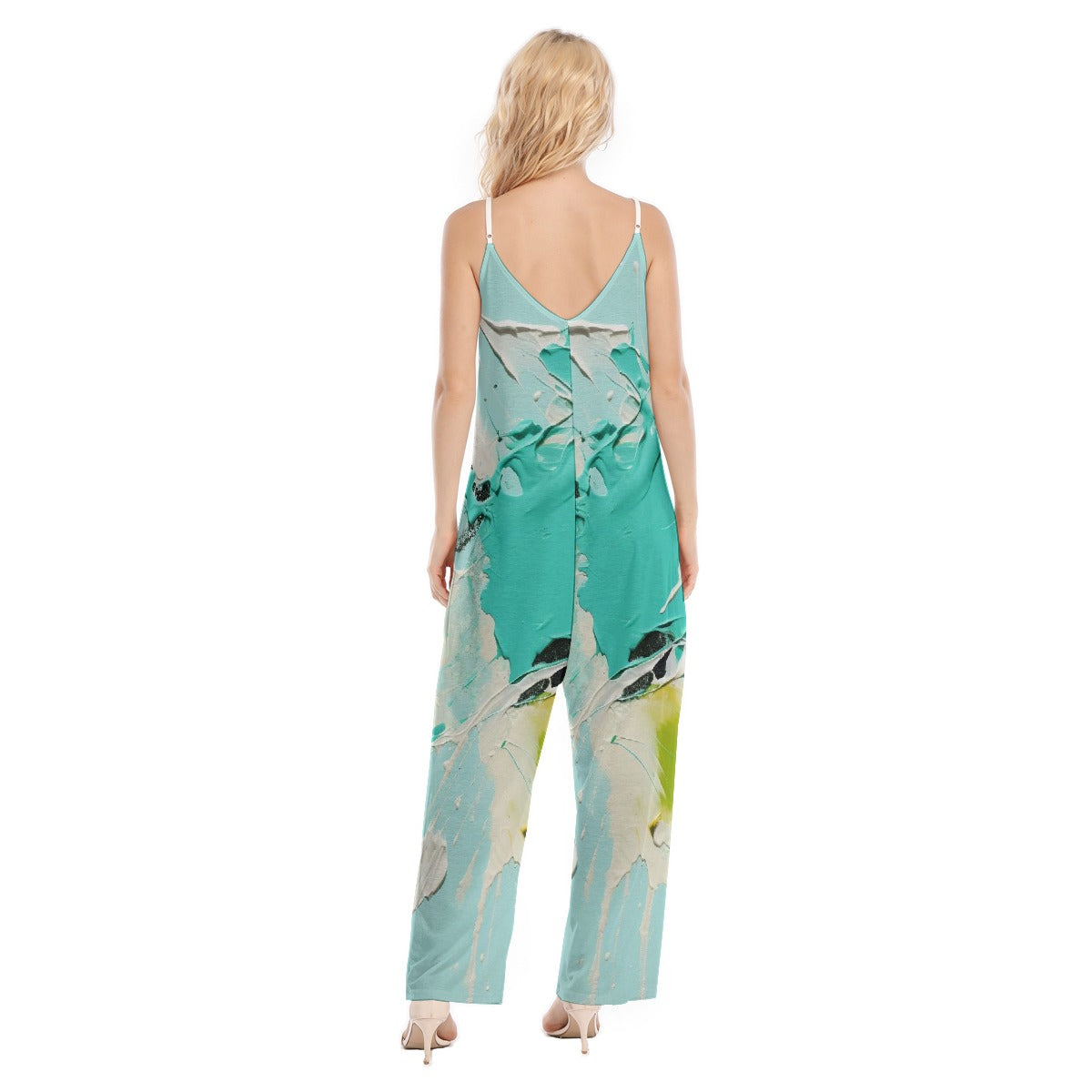 All-Over Print Women's Loose Cami Jumpsuit