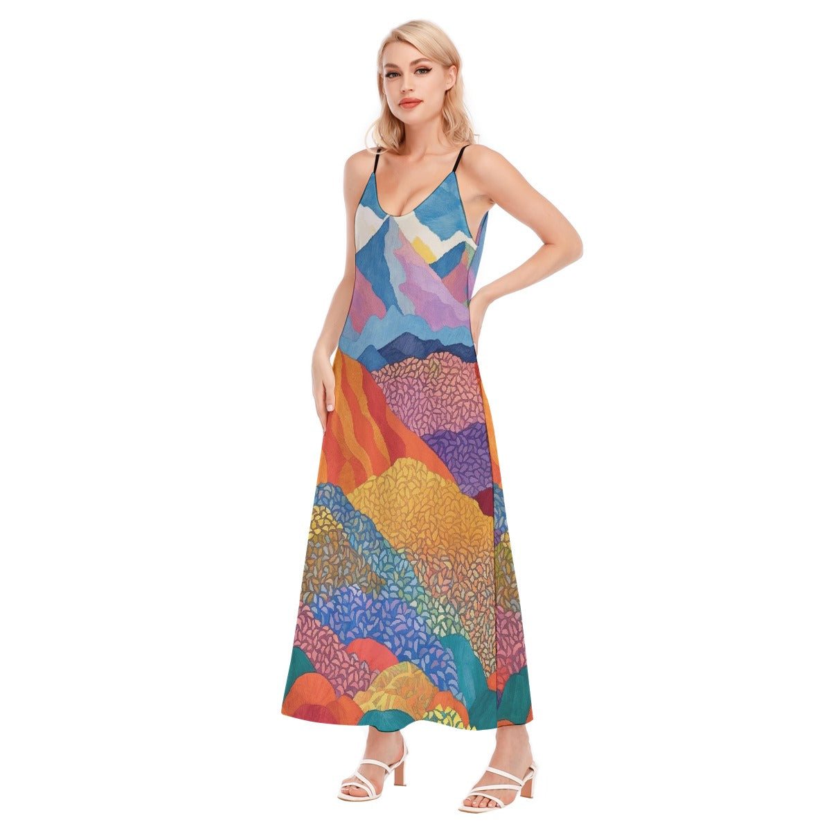 All-Over Print Women's Sling Dress