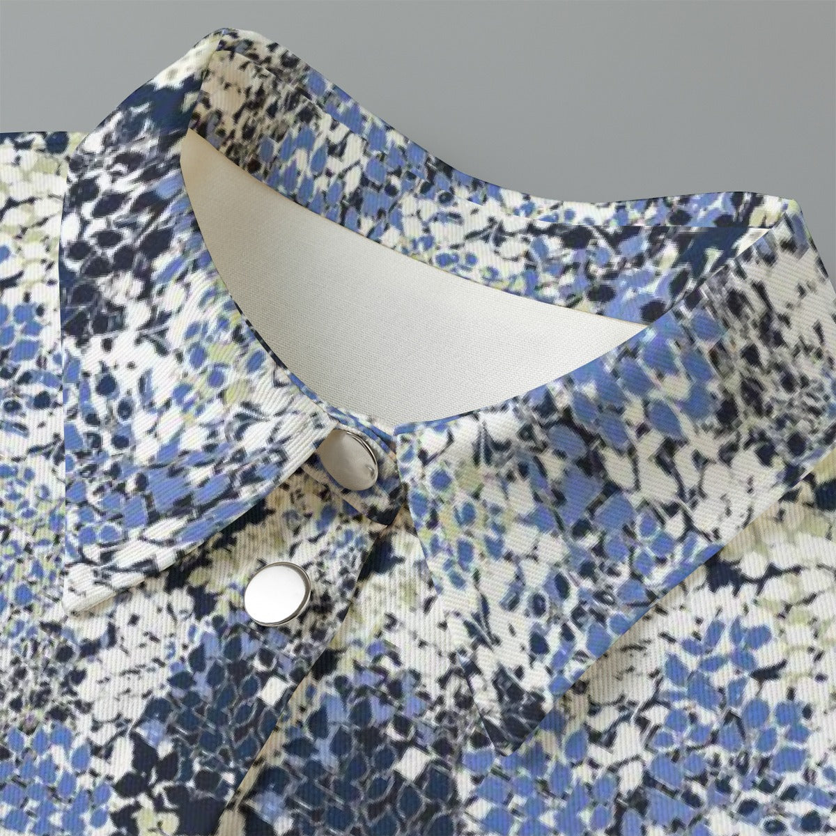 All-Over Print Women's Cropped Jacket | 245GSM Cotton