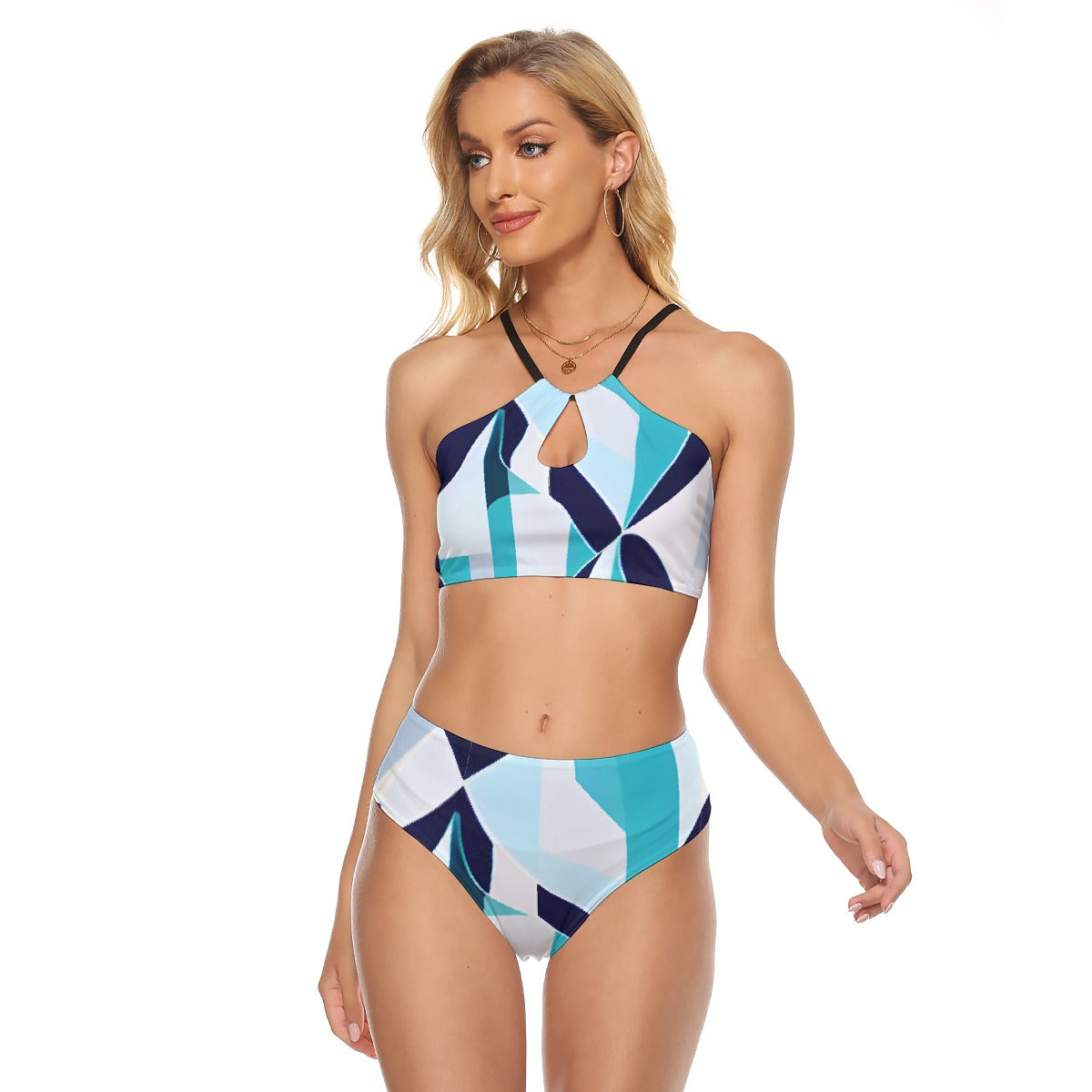 All-Over Print Women's Cami Keyhole One-piece Swimsuit