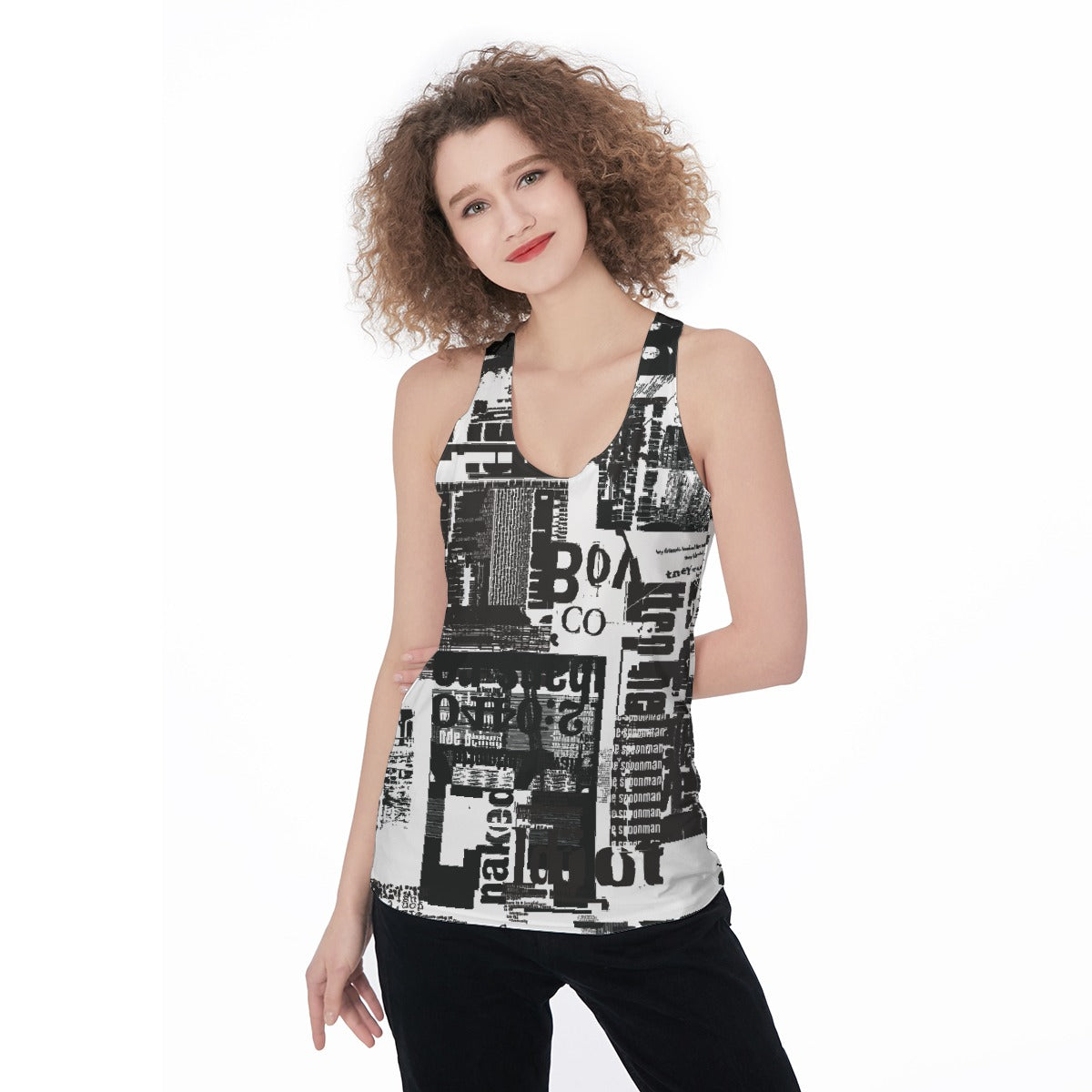 All-Over Print Women's Racerback Tank Top