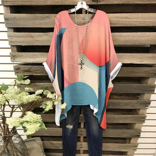 All-Over Print Women's Bat Sleeve Shirt